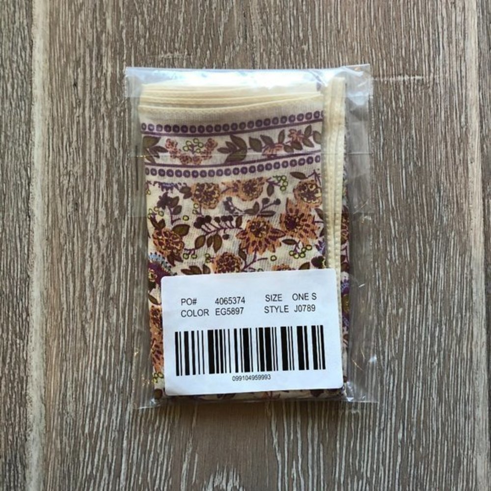 NWOT Madewell Silk Bandana small flower - Picture 2 of 2